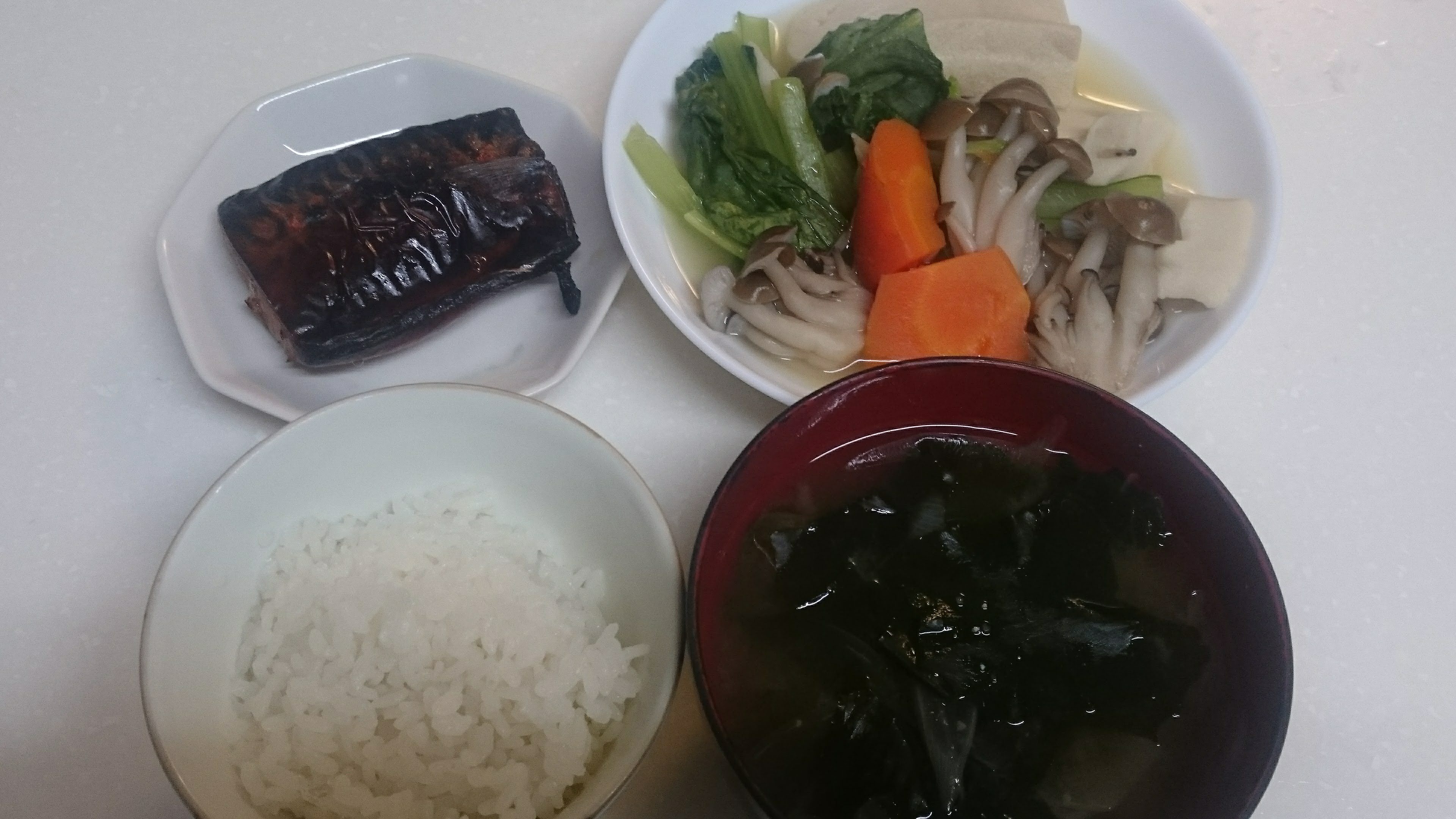 鯖の甘辛焼き＋高野豆腐の煮物