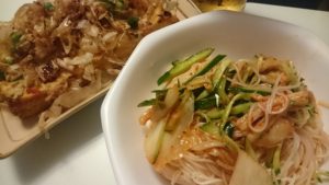 辛スッパめん＋五目生揚げ
