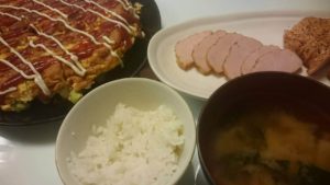 スパニッシュオムレツ＋ペッパーチキン